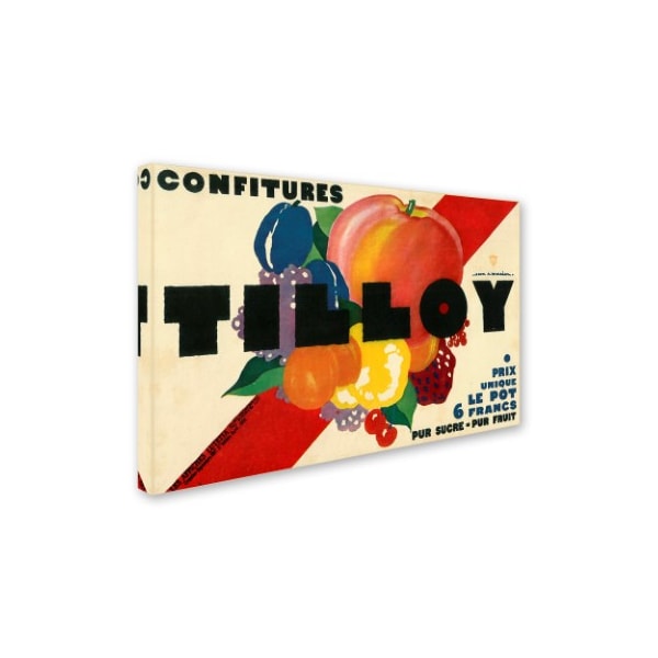Vintage Apple Collection 'Tilloy Confitures' Canvas Art,16x24